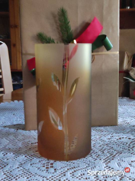 Stary kolekcjonerski wazon flakon szkło Kielce sprzedam