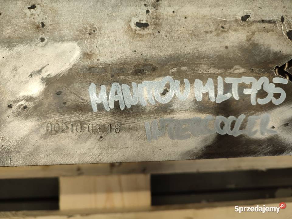 Chłodnica Intercooler 0021003018 MANITOU MLT 735 Wilkowo