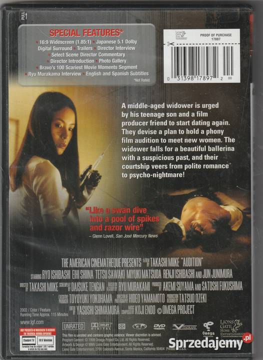 Audition Gra wstępna DVD Pruszków sprzedam