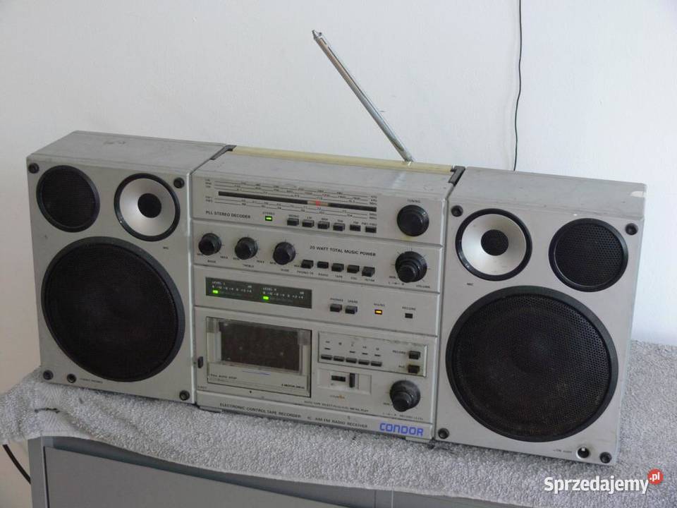 Radio Magnetofon Condor Unitra WYSYŁKA Radioodtwarzacze Jasło