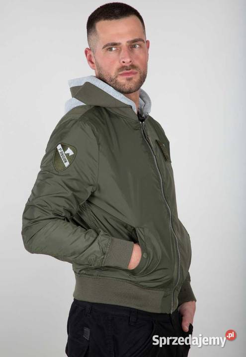 Alpha Industries kurtka z kapturem MA1 TT CUSTOM Warszawa