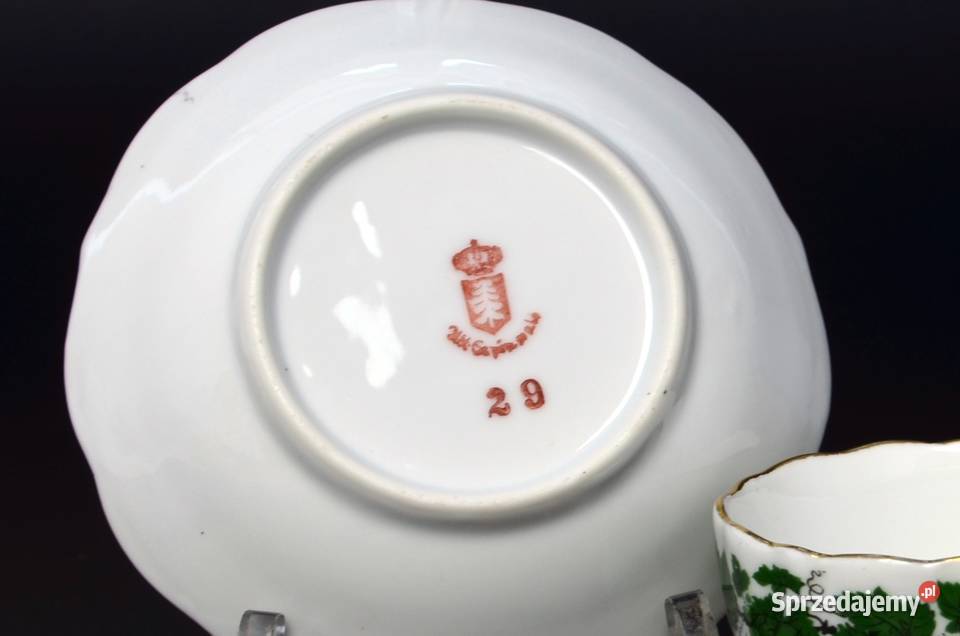 Filiżanka w stylu miśnieńskim Schnwald Bavaria