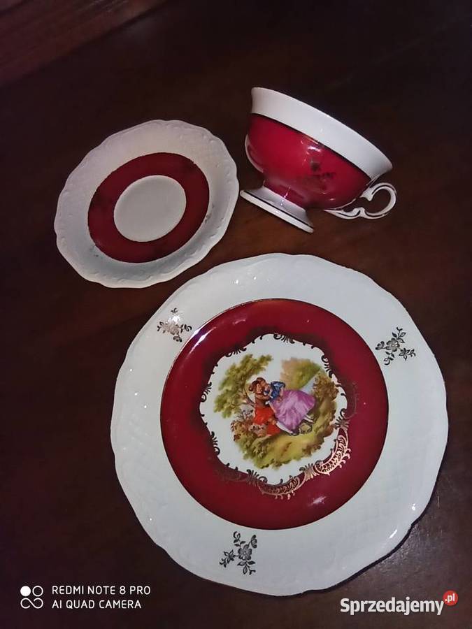 Filiżanka z talerzykiem Alka Import Gdańsk