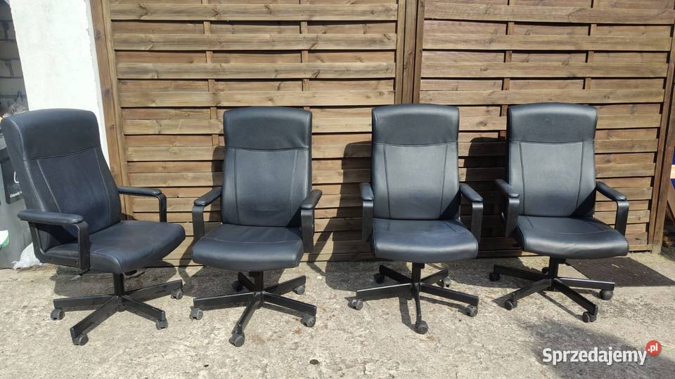 Krzesło IKEA Millberget czarne obrotowe Dostępne mazowieckie Warszawa