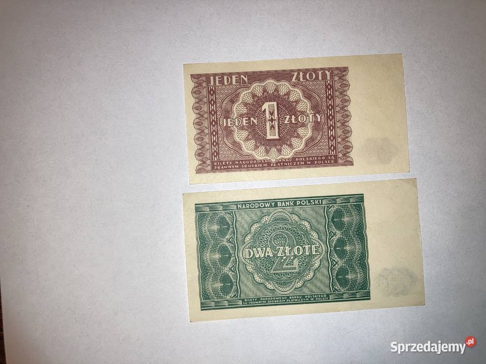 Banknoty PRL 1946 r stan Gdynia