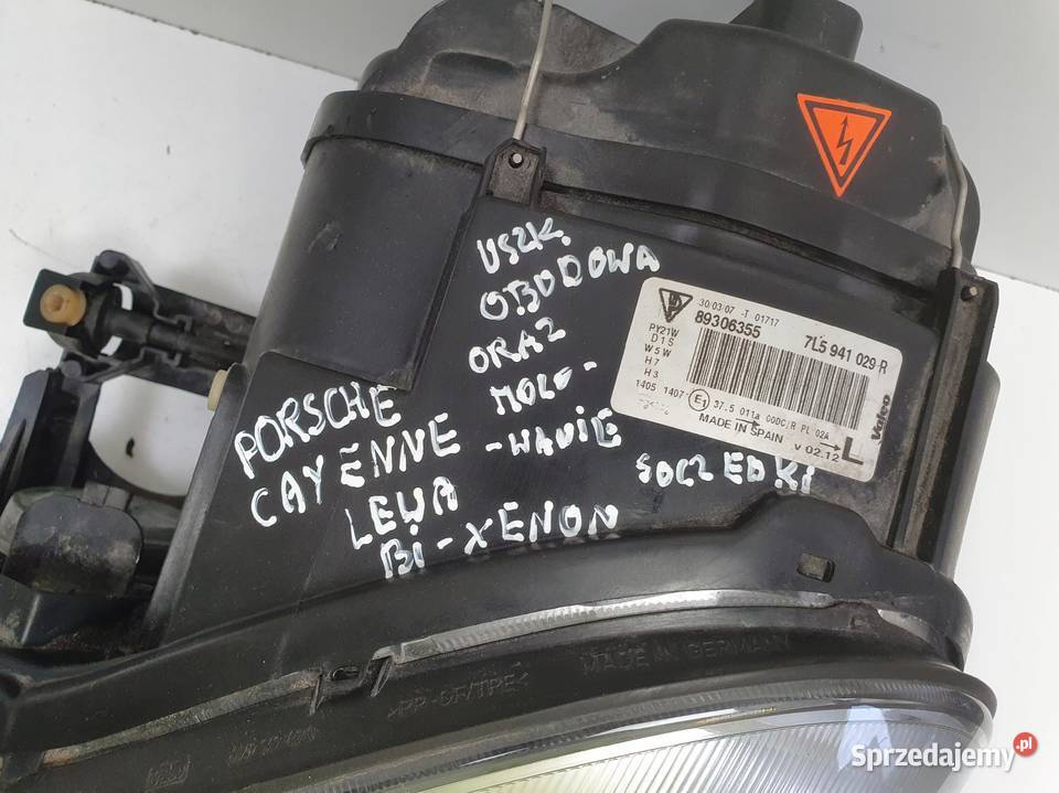 LAMPA LEWA Porsche Cayenne XENON PRZEDNIA lewy Rudka sprzedam