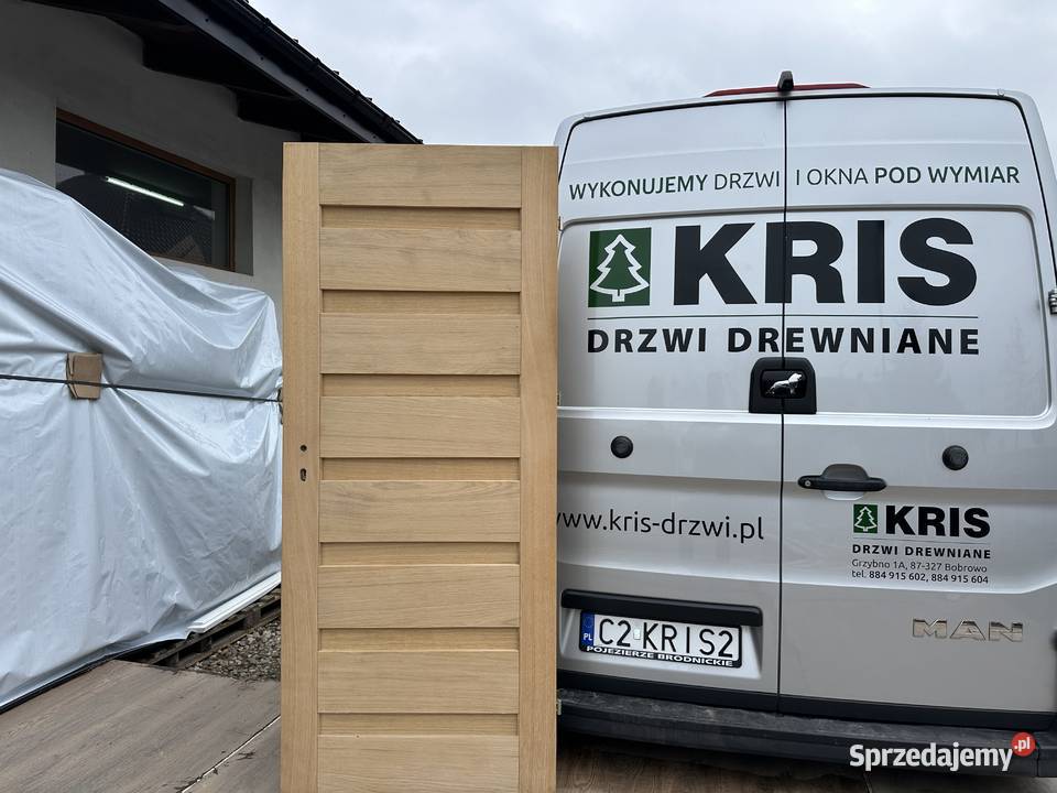 Drzwi wewnętrzne drewniane DĘBOWE RĘKI CAŁA Toruń
