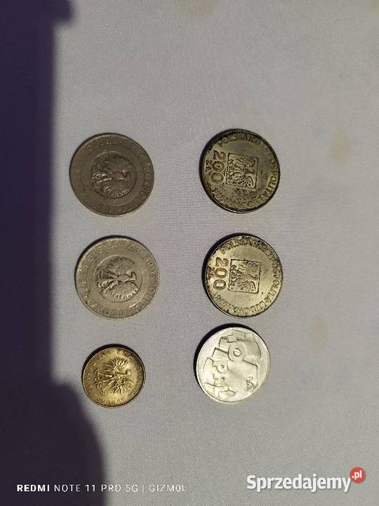 PRL monety stare 100 200 złoty 20 złoty i 5 lubelskie Biłgoraj sprzedam