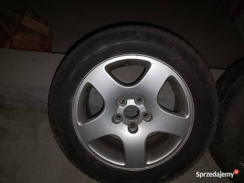 Sprzedam alufelgi 16r 5x112 z oponami zimowe Grybów