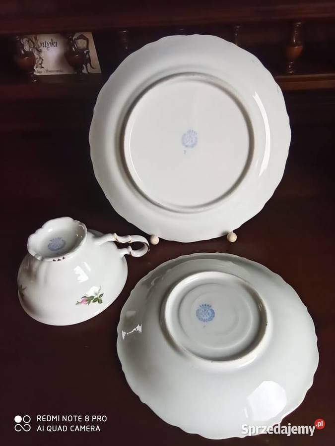 Filiżanka z talerzykiem deserowym Eisenberg Syg Gdańsk sprzedam
