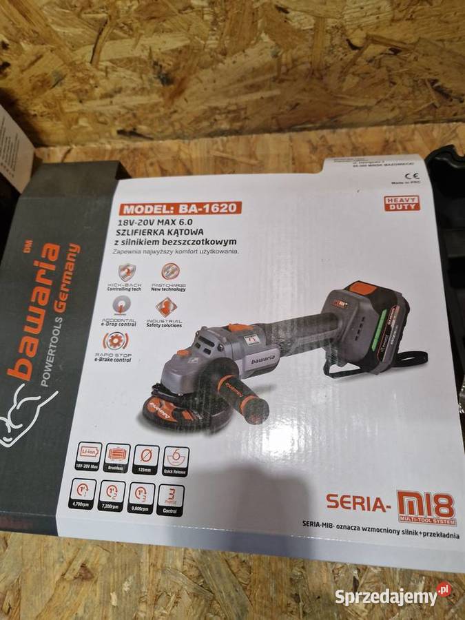 SZLIFIERKA KĄTOWA bawaria BEZ SZCZOTKOWA 60 ah Głogowa sprzedam