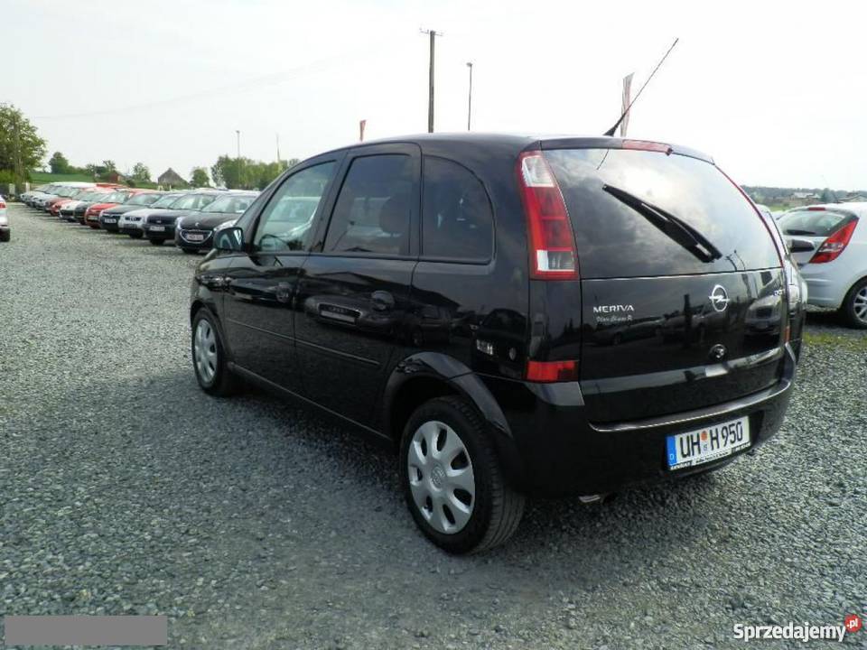 Do sprzedania Opel Meriva czarny 1700cm3 wielkopolskie Wolica Pusta