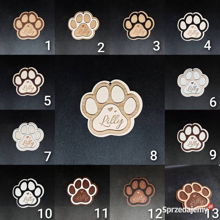 Świąteczna Bombka Łapka z imieniem pieska Warszawa sprzedam