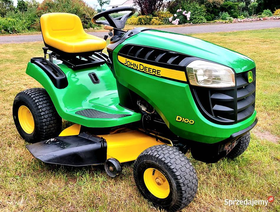Traktorek ogrodowy John Deere D100, traktorek kosiarka