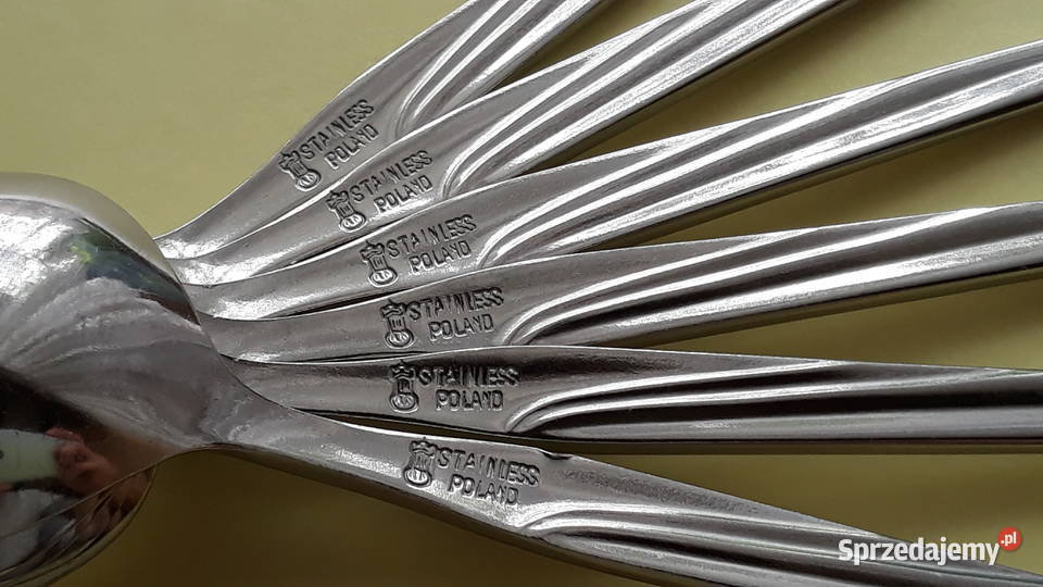 Łyżeczki do herbaty Polwid sztućce PRL Dąbrowa Górnicza sprzedam