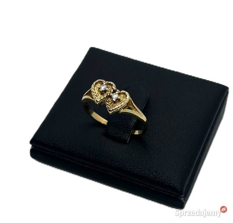 Złoty Pierścionek Serce Pr 585 26 R12 Elbląg