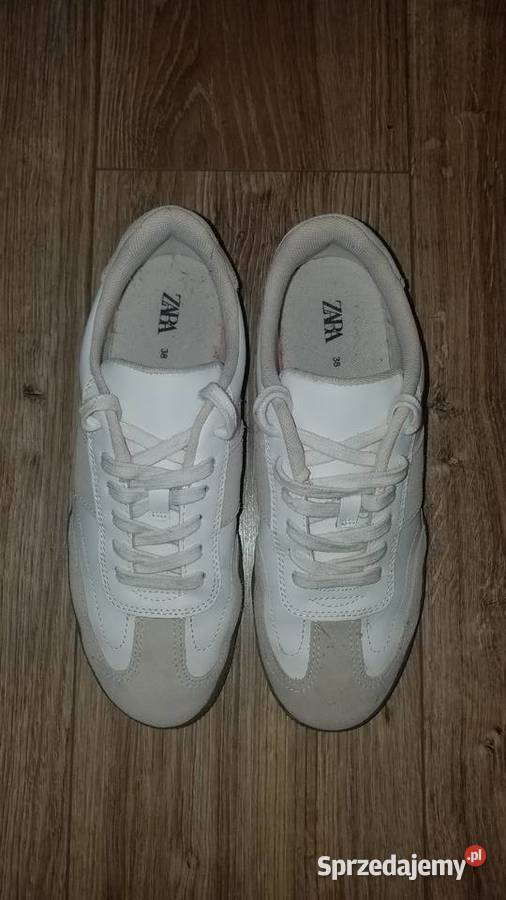 Buty ZARA 3839 25 modne skórzane tenisówki 25cm Białystok