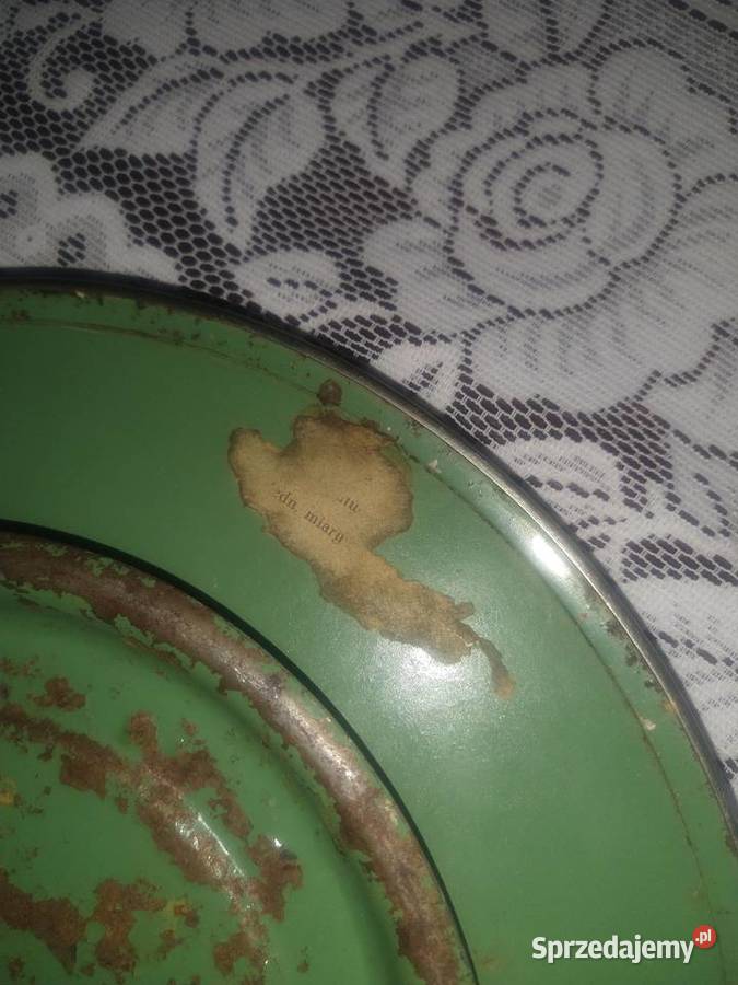 Tortownica PRL szklana Pozostałe Kobylnica