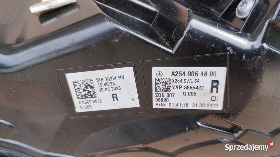 Lampa Tył Prawa Full Led Mercedes X254 GLC W254