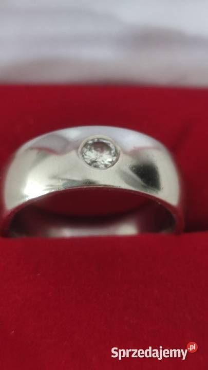 Pierścionekobrączka platynowa Platyna 950 Waga Obrączki Gdańsk sprzedam