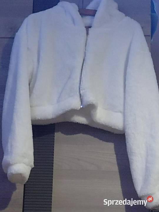 Biała miękka bluza Bluzki i koszule