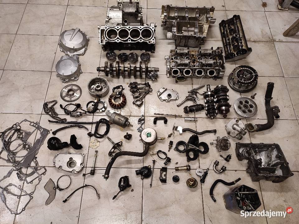 Yamaha FZ6 Fazer RJ07 części wał głowica kapa