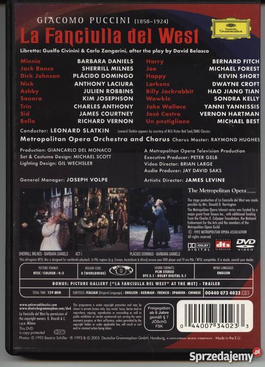 Giacomo Puccini 2 płyty Łódź sprzedam