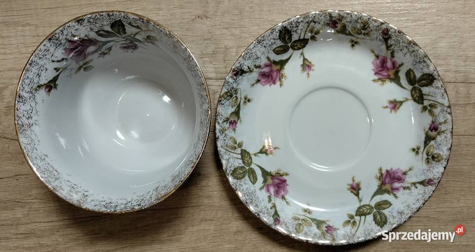 Flaczarka 300ml z talerzykiem IWONA Porcelana wielkopolskie Stęszew