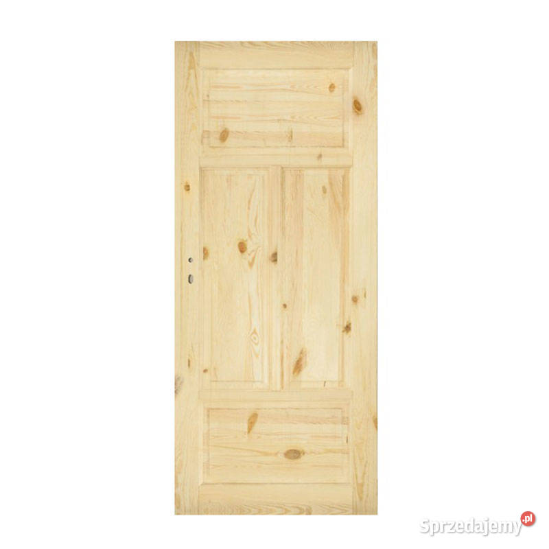 Drzwi drewniane skrzydło 90 prawe Stare Budkowice