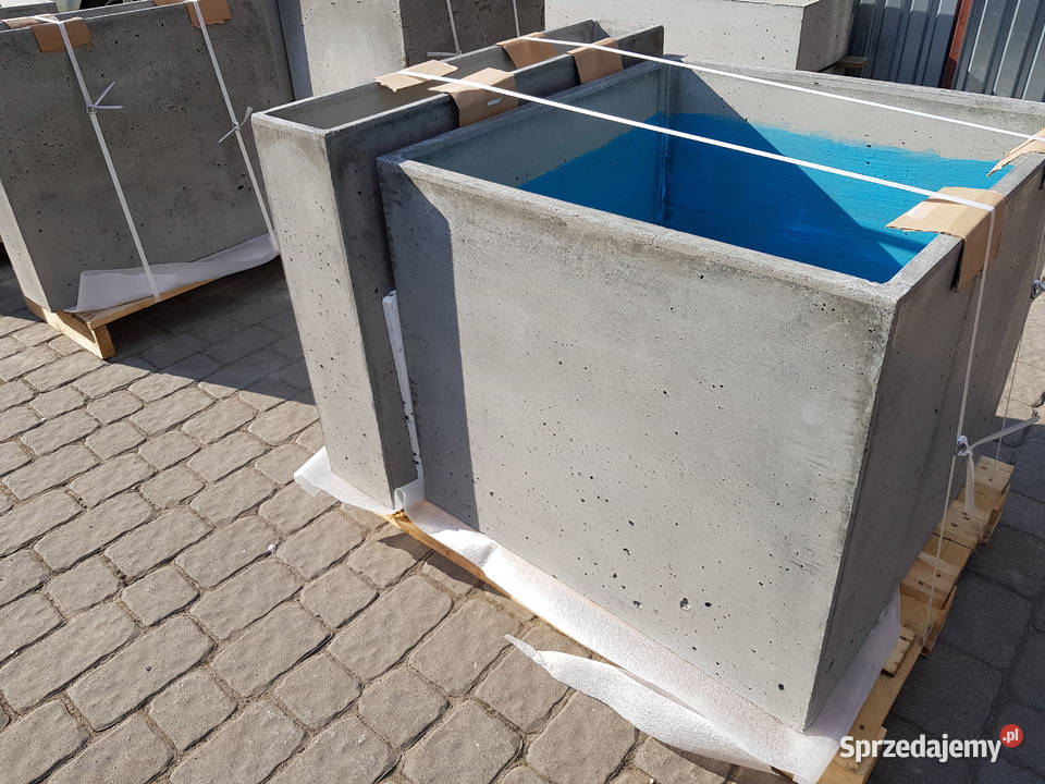 Donica betonowa 100x50x70 Donice betonowe beton Rawicz sprzedam