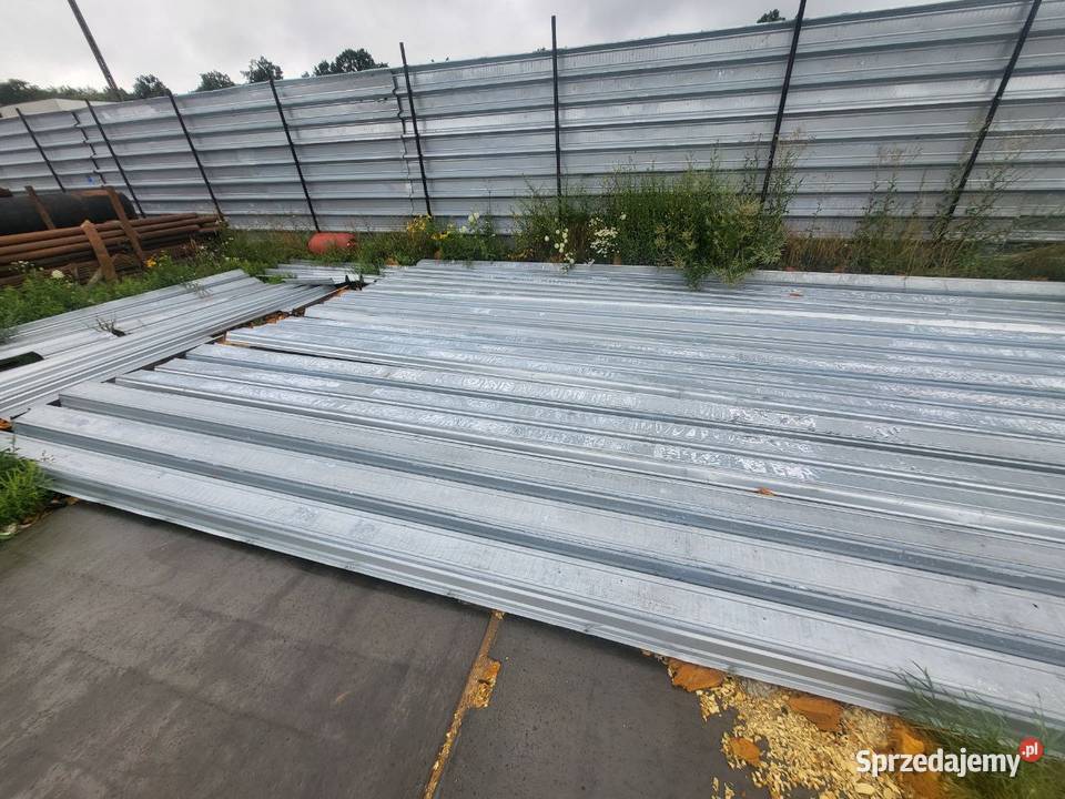 Blachy ogrodzeniowe trapezowe 40 mb stan kujawsko-pomorskie Kruszyn