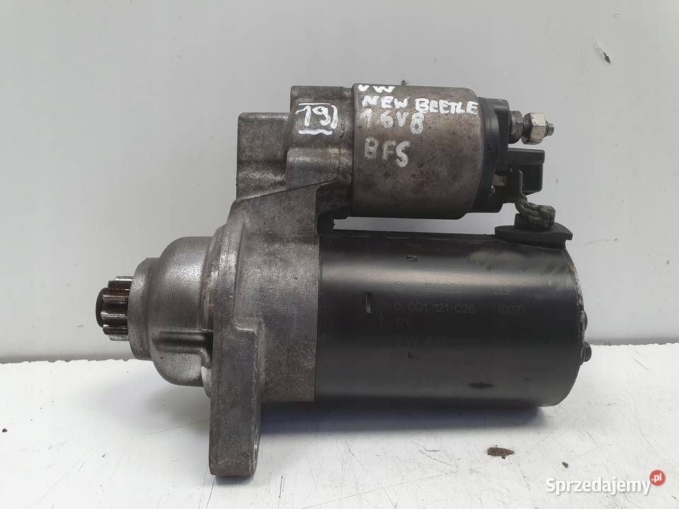 VW Beetle 16 8V ROZRUSZNIK 0001121026 bosch osobowe Układ elektryczny silnika