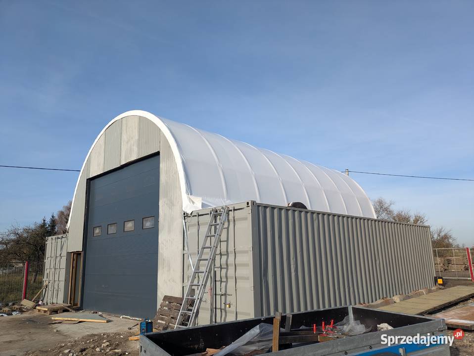 Plandeki plandeka na hale łukowe pieczarkarnie Stęszew sprzedam