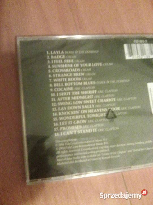 Eric Clapton The Cream Of Clapton CD folia Warszawa