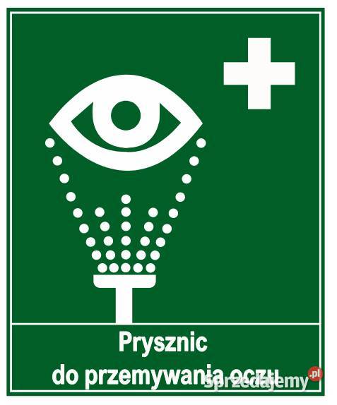 Naklejka znak informacyjny PRYSZNIC DO Kamionna