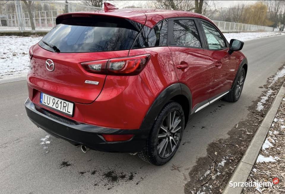 Mazda CX3 full led head up asystent pasa ruchu 120KM CX-3 lubelskie