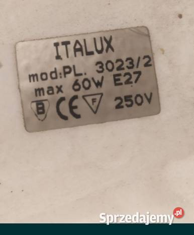 Plafon duży lampa sufitowa oświetlenie szkło Lublin sprzedam