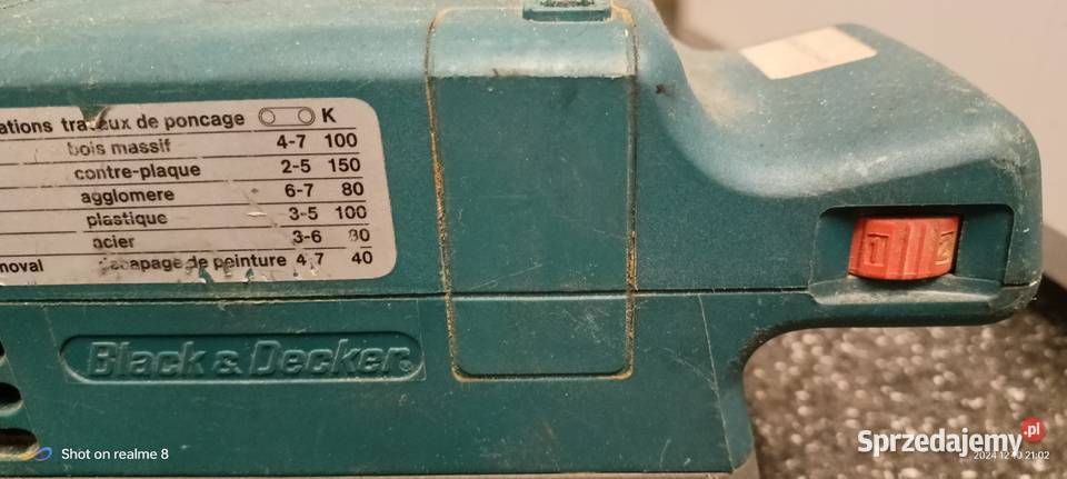 Szlifierka Taśmowa BlackDecker 1010 Wat szer sprzedam