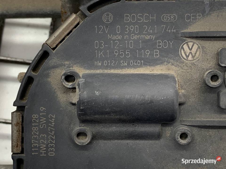 MECHANIZM WYCIERACZEK PRZÓD VW GOLF V 1K1955023D
