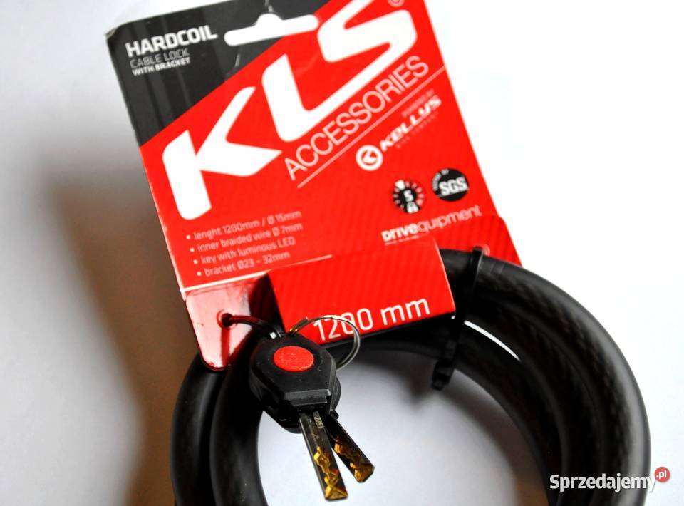 Zamek Rowerowy KLS HARDCOIL 120 KELLYS Zapięcie Białystok