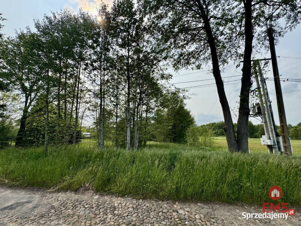 sprzedaży gruntu 2900m2 Kosmaty Borek kanalizacja podlaskie