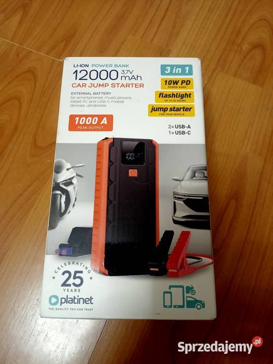 Urządzenie rozruchowe starter do auta powerbank Urządzenia rozruchowe (boostery) Poznań