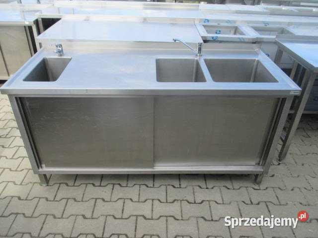 Zlew Gastronomiczny 3 Komorowy Z Drzwiami wielkopolskie