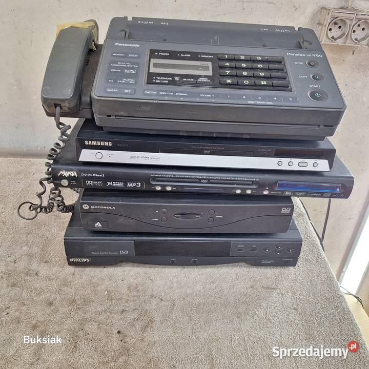 Fax Panasonic odtwarzacze DVD dekoderypiloty Piaseczno