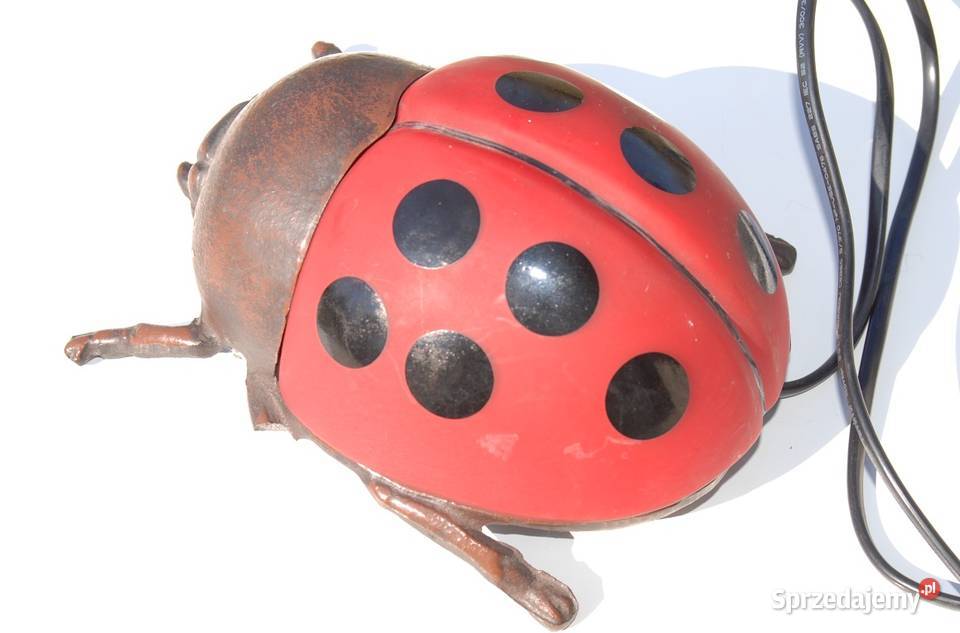 Stara lampa lampka biedronka antyk śląskie Cieszyn