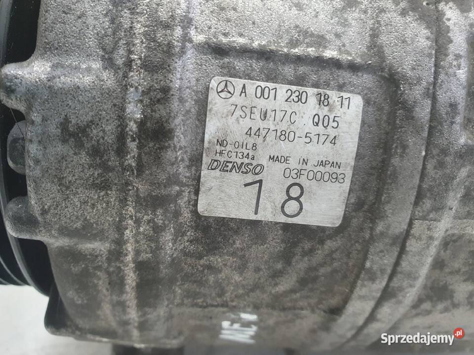 SPRĘŻARKA KLIMATYZACJI Mercedes SL R230 37 B Chełm