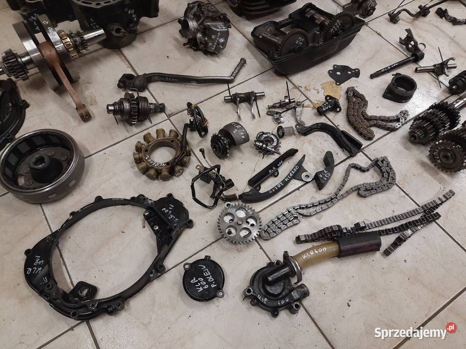 Kawasaki KLR 600 silnik części głowica wał Jelenia Góra sprzedam