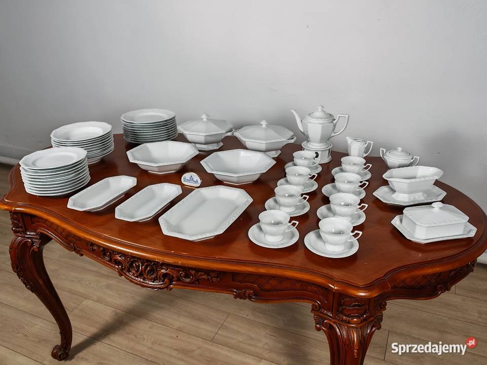 Zestaw porcelany Rosenthal biała Maria 10 osób Sandomierz