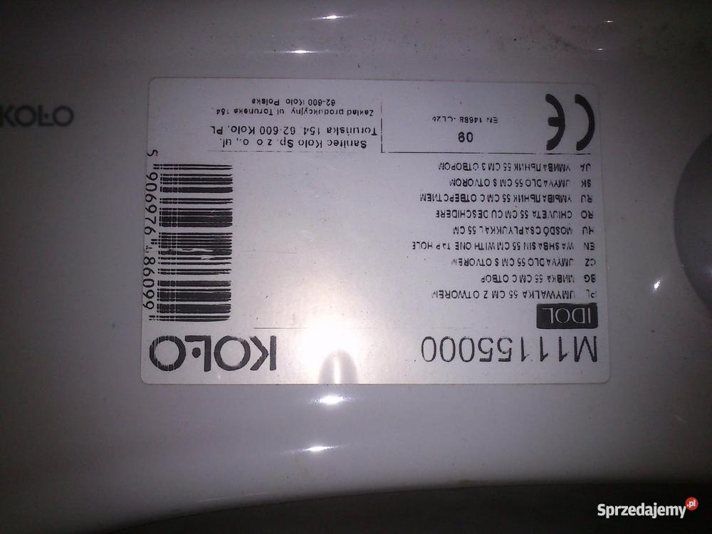 Umywalka idol 55 z otworem Wrocław sprzedam