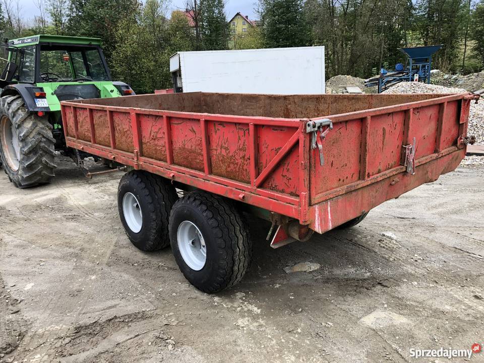 Przyczepa Tandem Rolnicza Wywrotka NOWE KOŁA małopolskie Jordanów sprzedam
